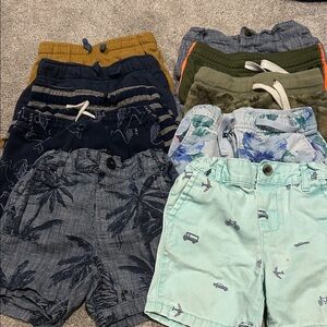 Bundle of 10 2t toddler shorts tropical children’s place old navy whale cars